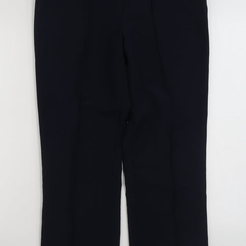 Vida Vi  Womens Blue  Polyester Trousers  Size 10 L29 in Regular