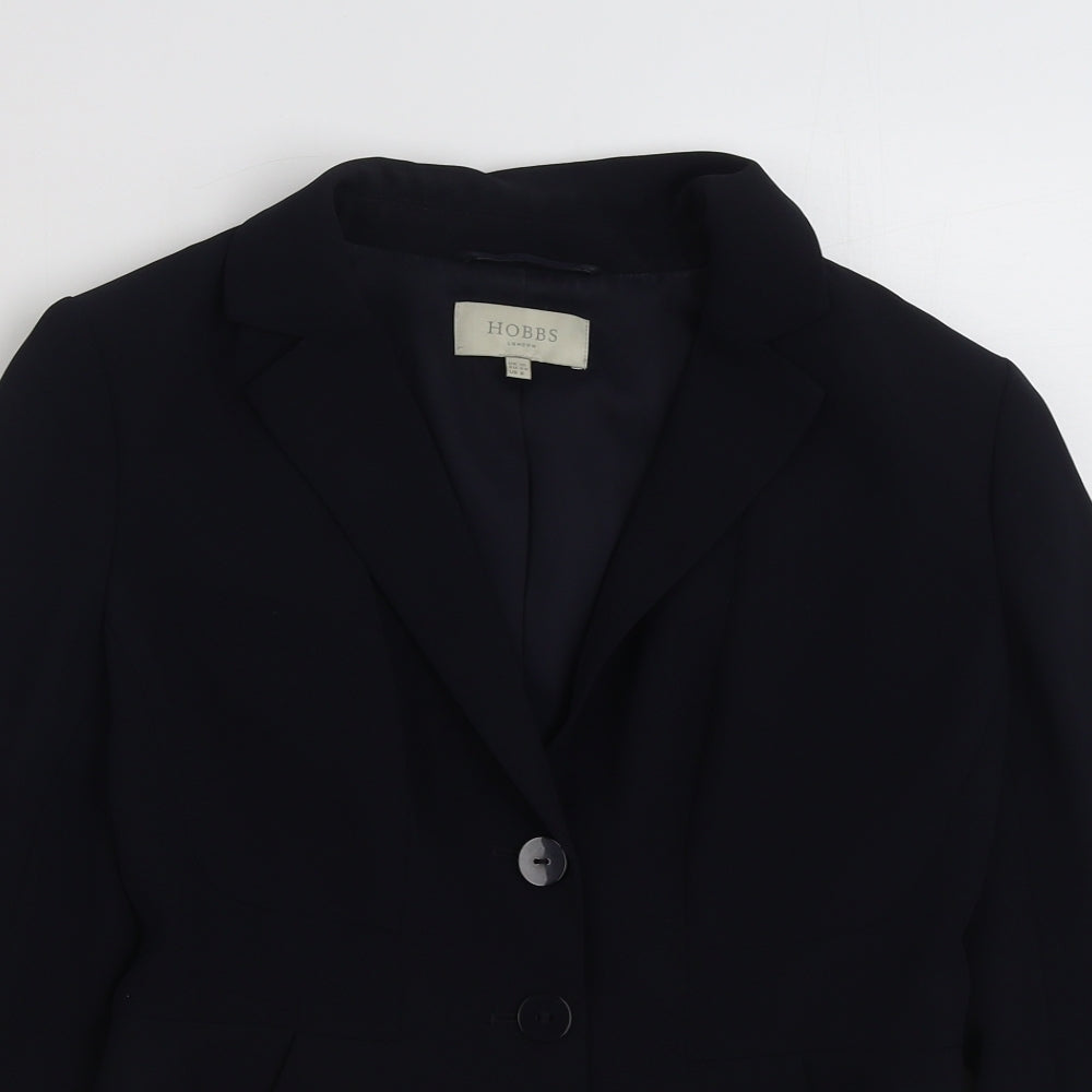 Hobbs Womens Blue   Jacket Blazer Size 10  Button