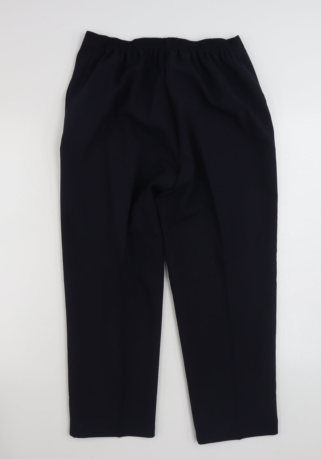 JD WILLIAMS  Womens Blue  Polyester Trousers  Size 14 L25 in Regular