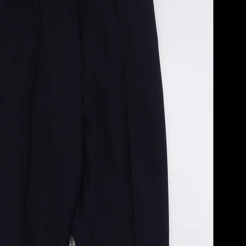 JD WILLIAMS  Womens Blue  Polyester Trousers  Size 14 L25 in Regular