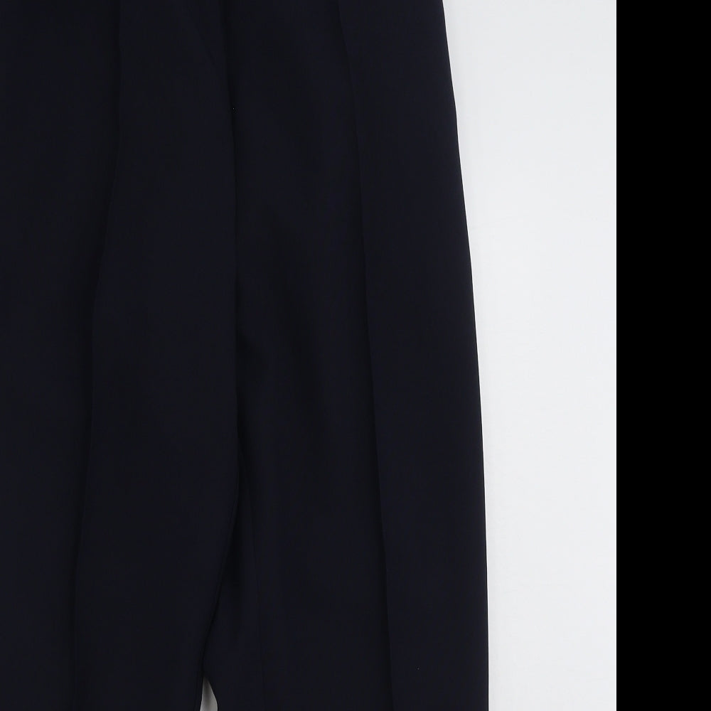 JD WILLIAMS  Womens Blue  Polyester Trousers  Size 14 L25 in Regular