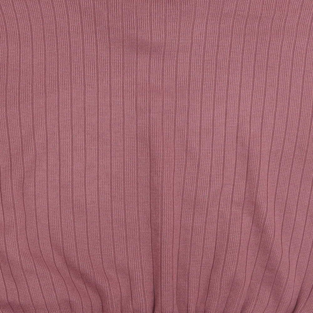 Dunedin  Womens Pink Collared  Acrylic Pullover Jumper Size 14   - Size 14-16