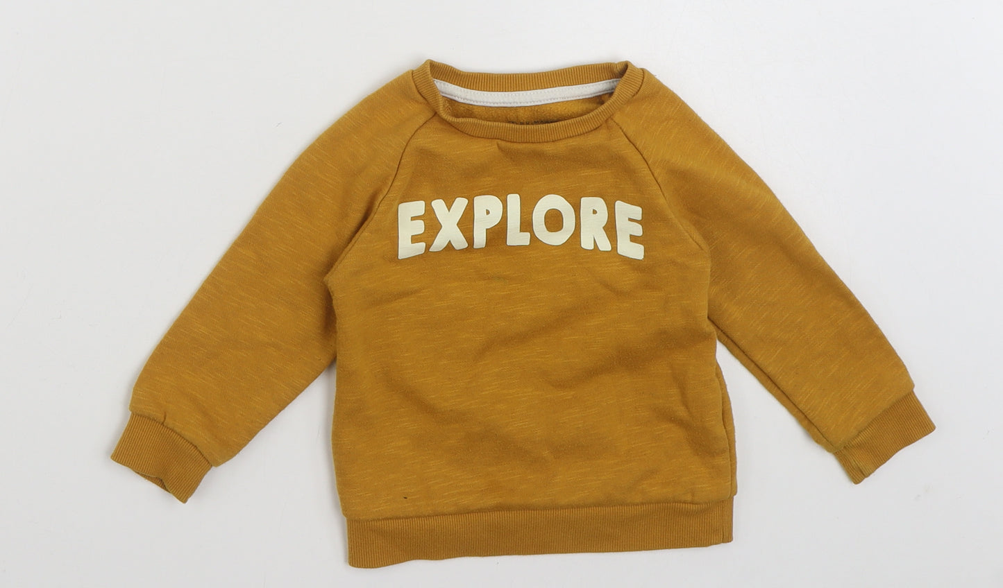 Primark Baby Yellow  Cotton Pullover Jumper Size 12-18 Months  Pullover - Explore
