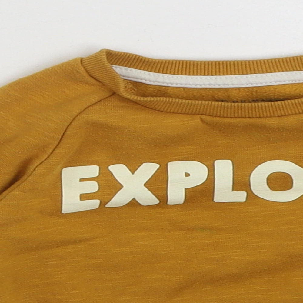 Primark Baby Yellow  Cotton Pullover Jumper Size 12-18 Months  Pullover - Explore