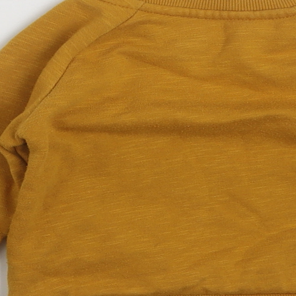 Primark Baby Yellow  Cotton Pullover Jumper Size 12-18 Months  Pullover - Explore