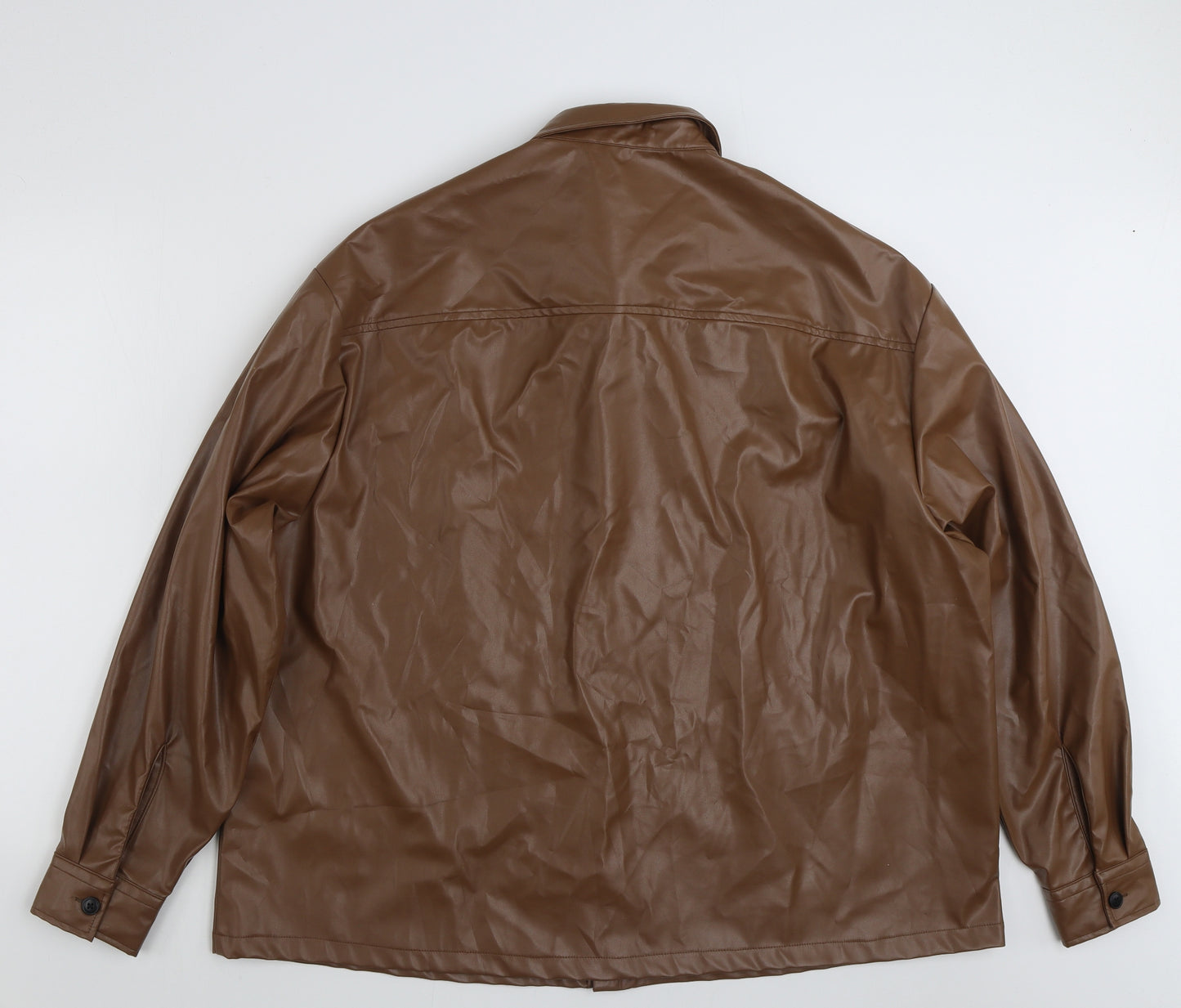 ASOS Mens Brown   Jacket  Size L  Button