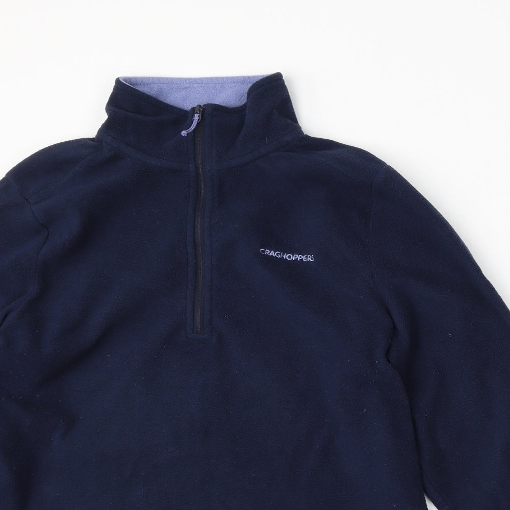 Craghoppers Womens Blue  Polyester Pullover Sweatshirt Size 12