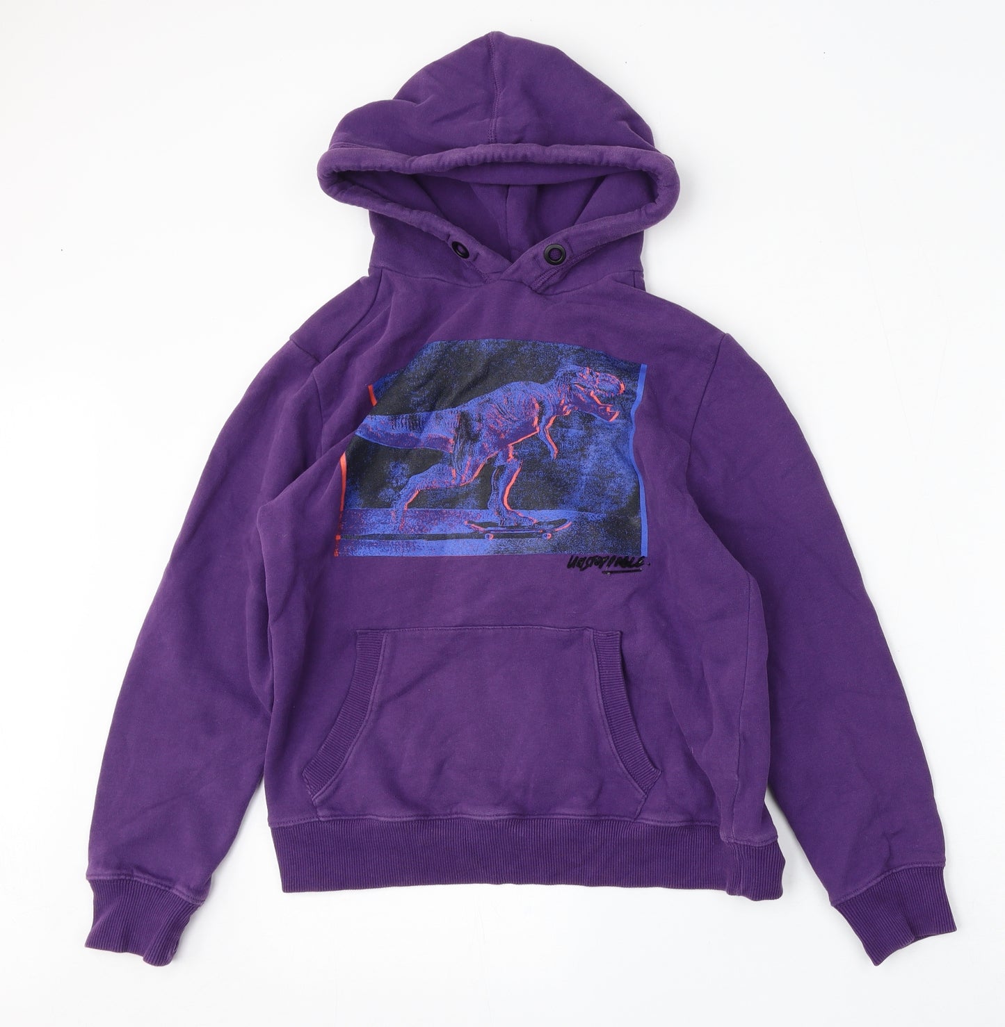 NEXT Boys Purple  Cotton Pullover Hoodie Size 11 Years
