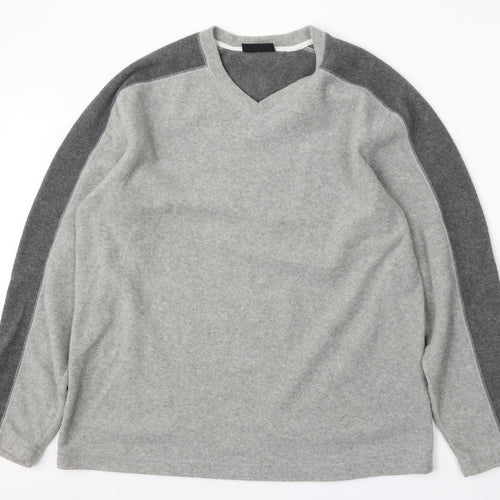 Cedar Wood State Mens Grey  Polyester Pullover Sweatshirt Size M