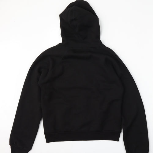 Valesi Army Mens Black  Cotton Full Zip Hoodie Size S