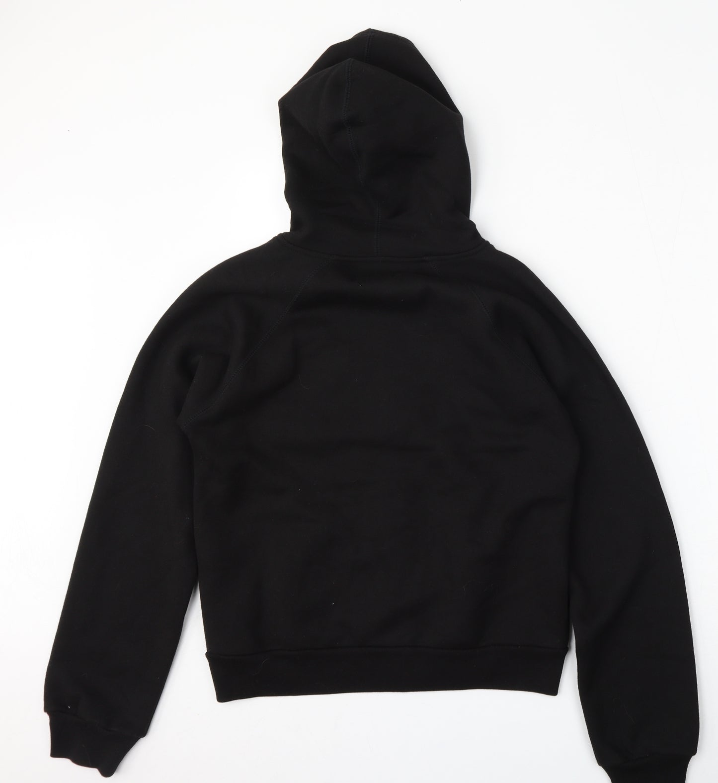 Valesi Army Mens Black  Cotton Full Zip Hoodie Size S