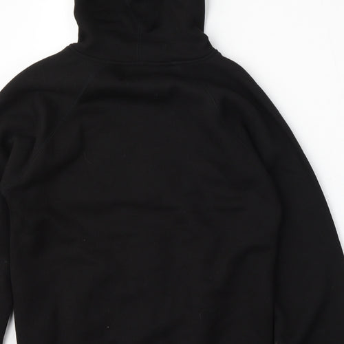 Valesi Army Mens Black  Cotton Full Zip Hoodie Size S