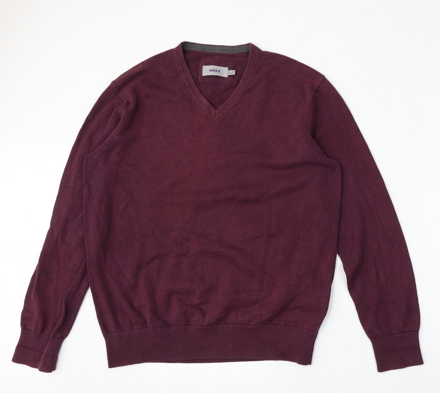 MCXX Mens Red  Cotton Pullover Sweatshirt Size M