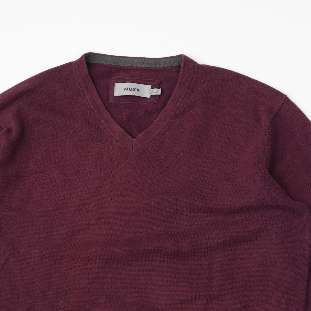 MCXX Mens Red  Cotton Pullover Sweatshirt Size M