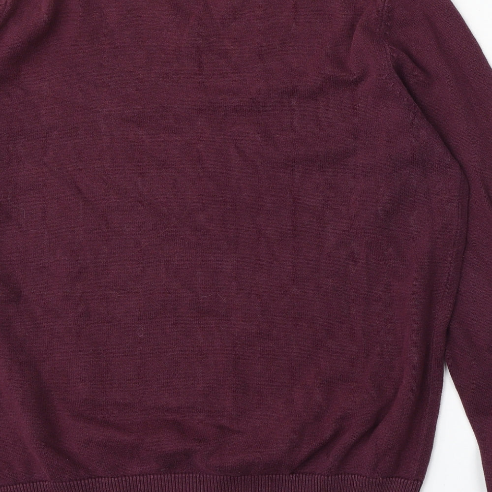 MCXX Mens Red  Cotton Pullover Sweatshirt Size M