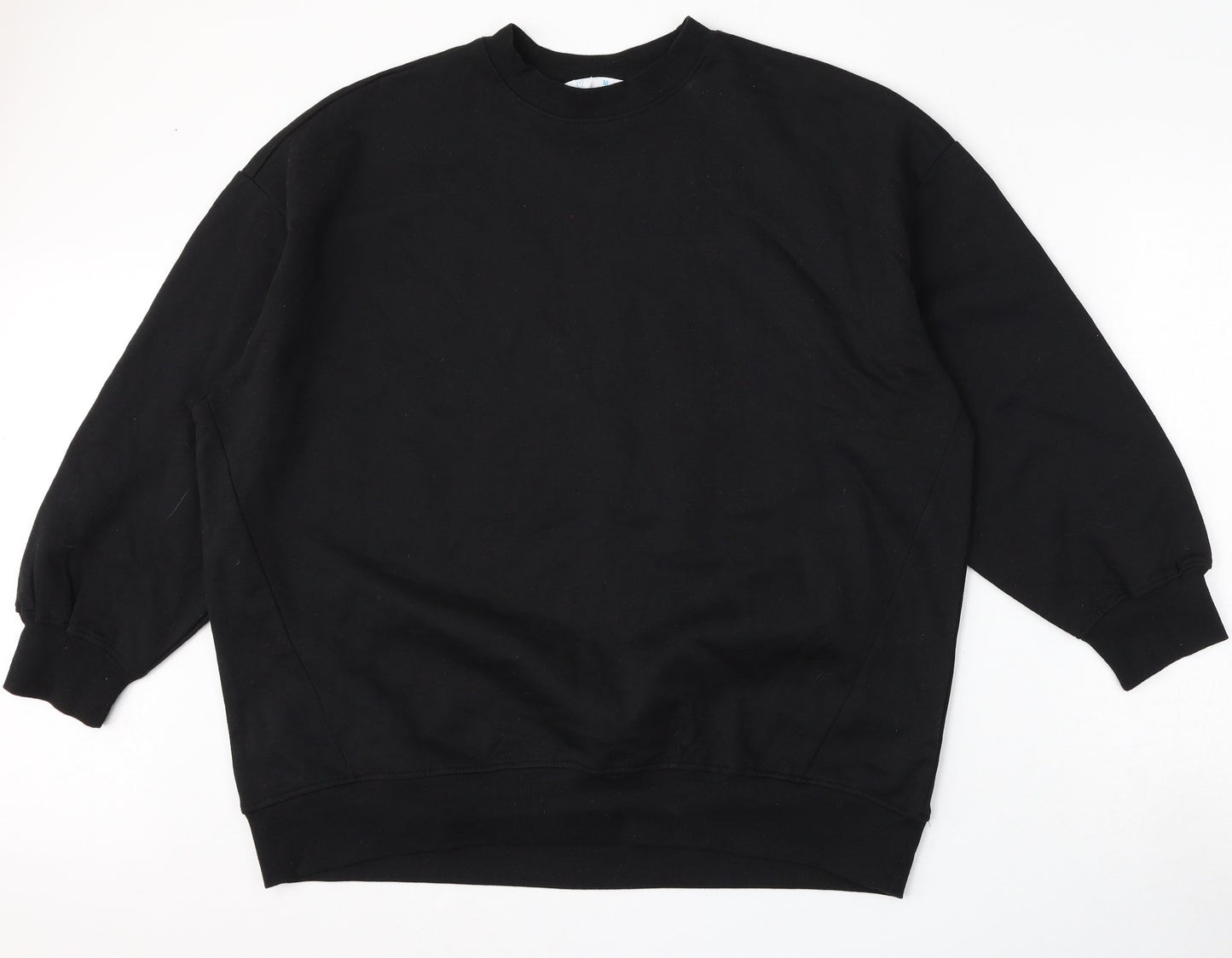 Primark Womens Black  Polyester Pullover Sweatshirt Size 12