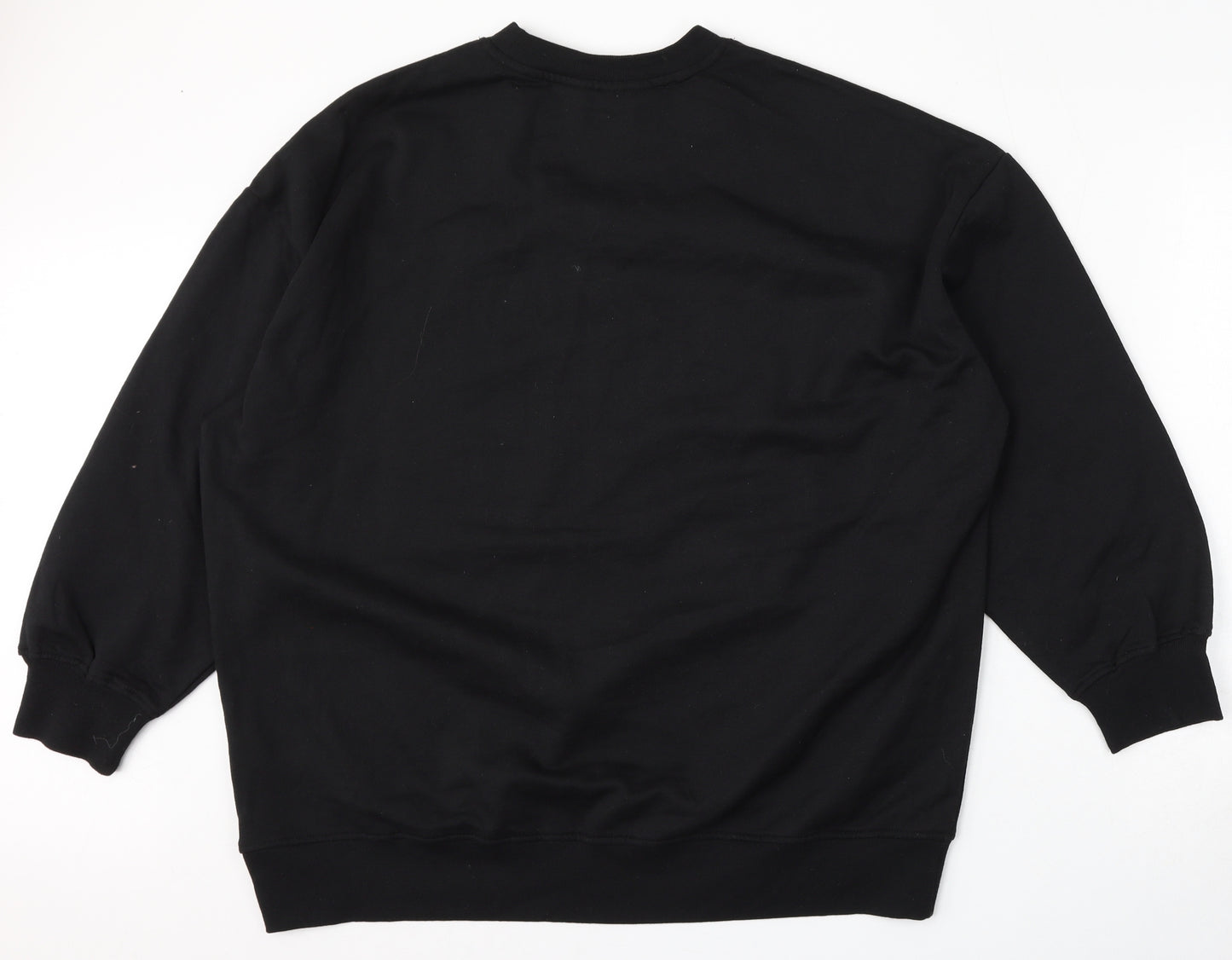 Primark Womens Black  Polyester Pullover Sweatshirt Size 12