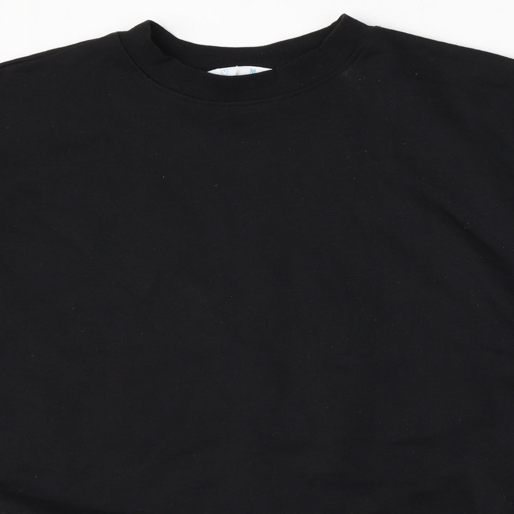 Primark Womens Black  Polyester Pullover Sweatshirt Size 12
