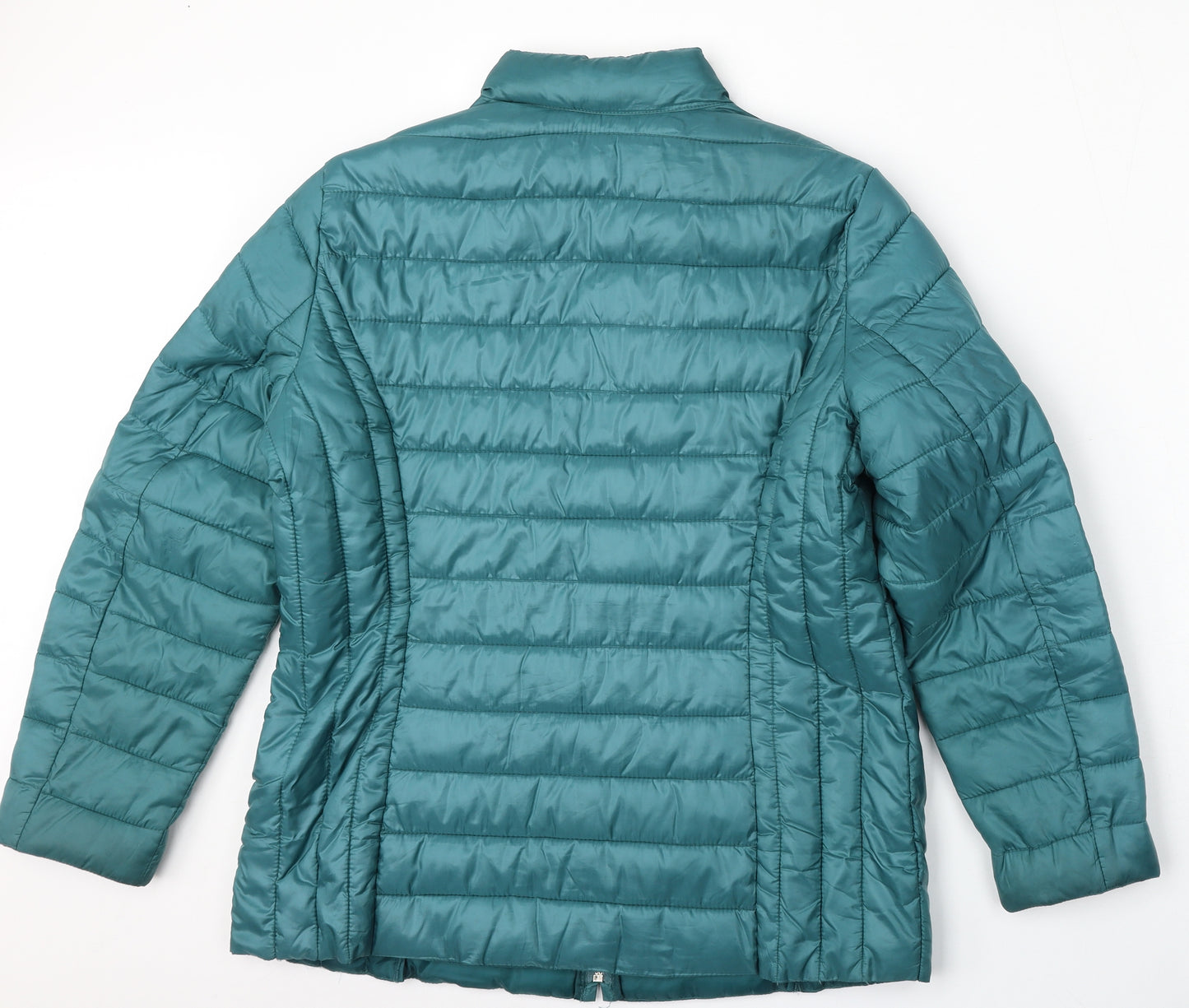 Preworn Womens Green   Puffer Jacket Jacket Size L  Zip
