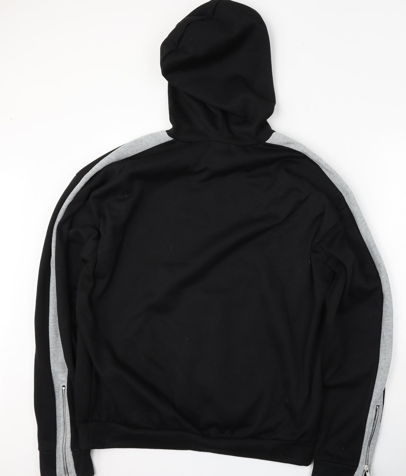 Boohoo Mens Black  Polyester Pullover Hoodie Size 2XL