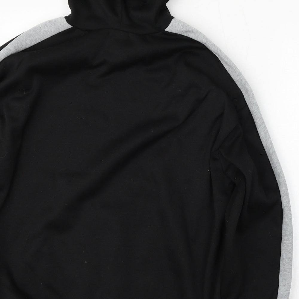 Boohoo Mens Black  Polyester Pullover Hoodie Size 2XL