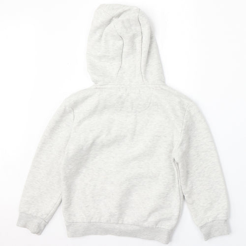 Primark Boys Grey  Cotton Pullover Hoodie Size 5-6 Years
