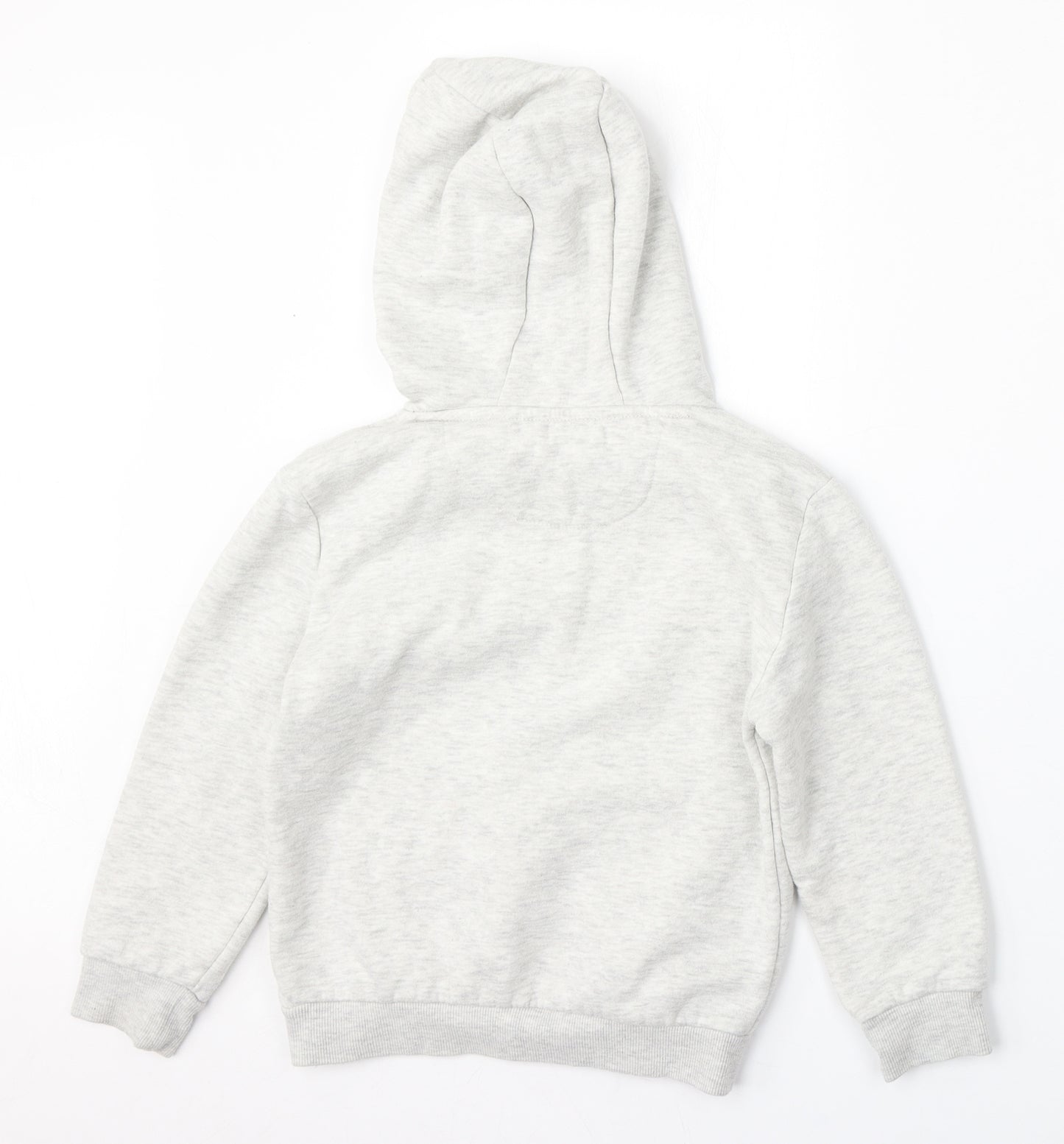 Primark Boys Grey  Cotton Pullover Hoodie Size 5-6 Years