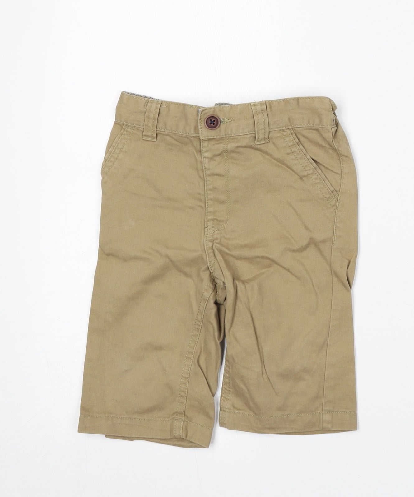 George Boys Brown  Cotton Chino Shorts Size 4-5 Years  Regular