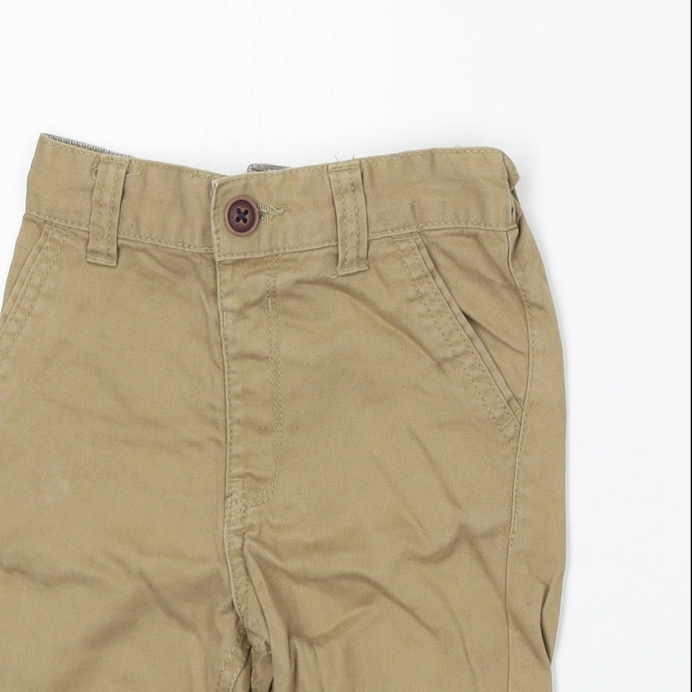 George Boys Brown  Cotton Chino Shorts Size 4-5 Years  Regular