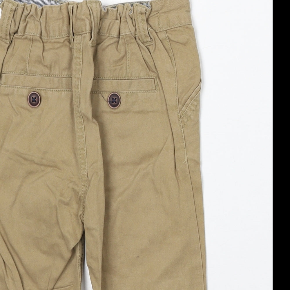 George Boys Brown  Cotton Chino Shorts Size 4-5 Years  Regular