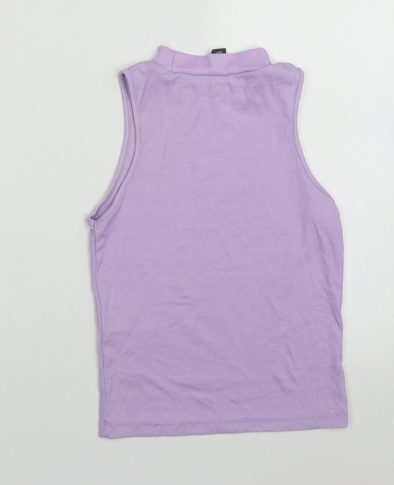 Primark Womens Purple  Polyamide Basic Tank Size S High Neck - Size 10-12