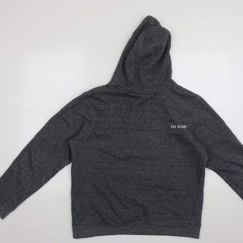 Duck and Cover Mens Grey  Cotton Pullover Hoodie Size XL
