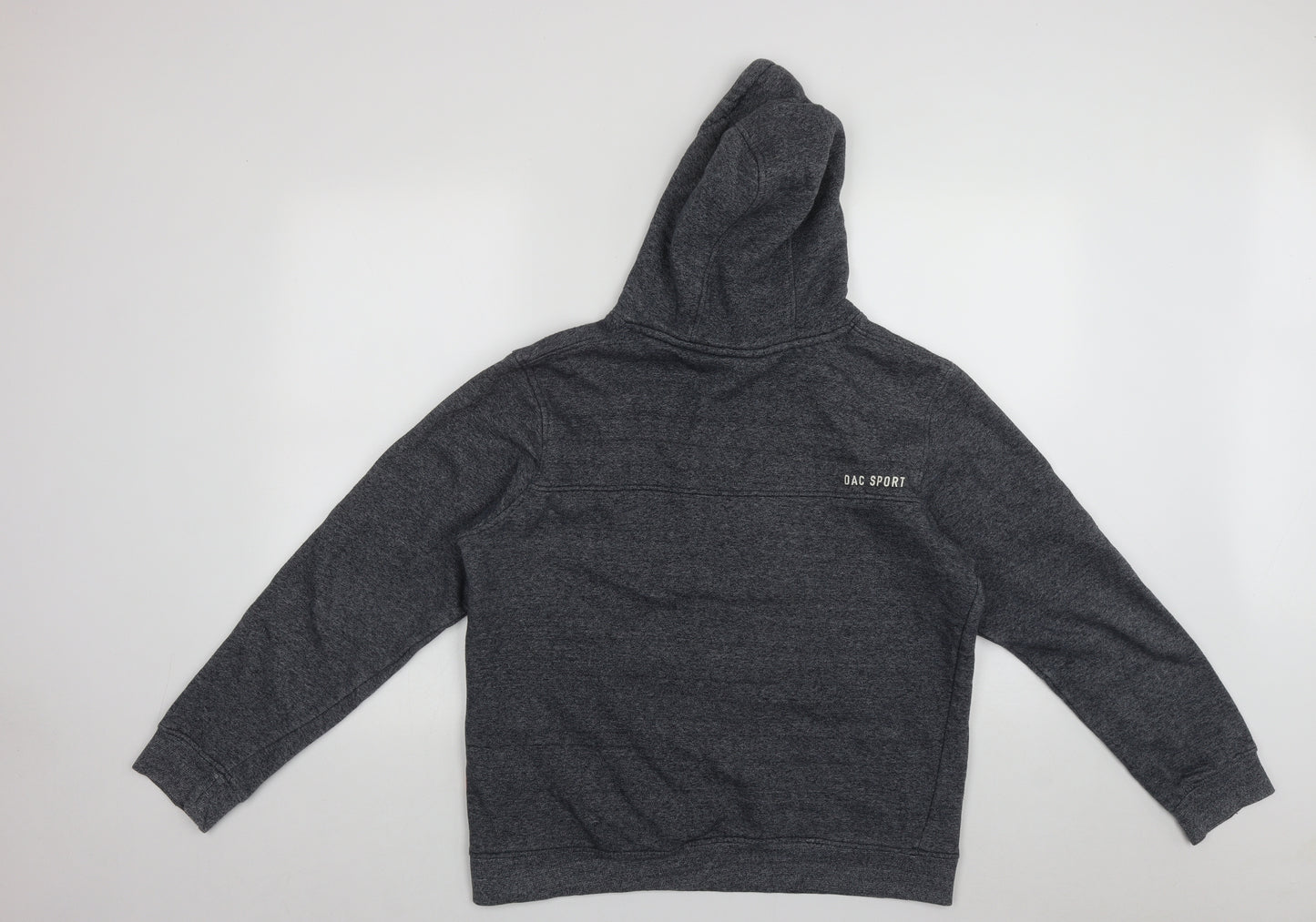 Duck and Cover Mens Grey  Cotton Pullover Hoodie Size XL
