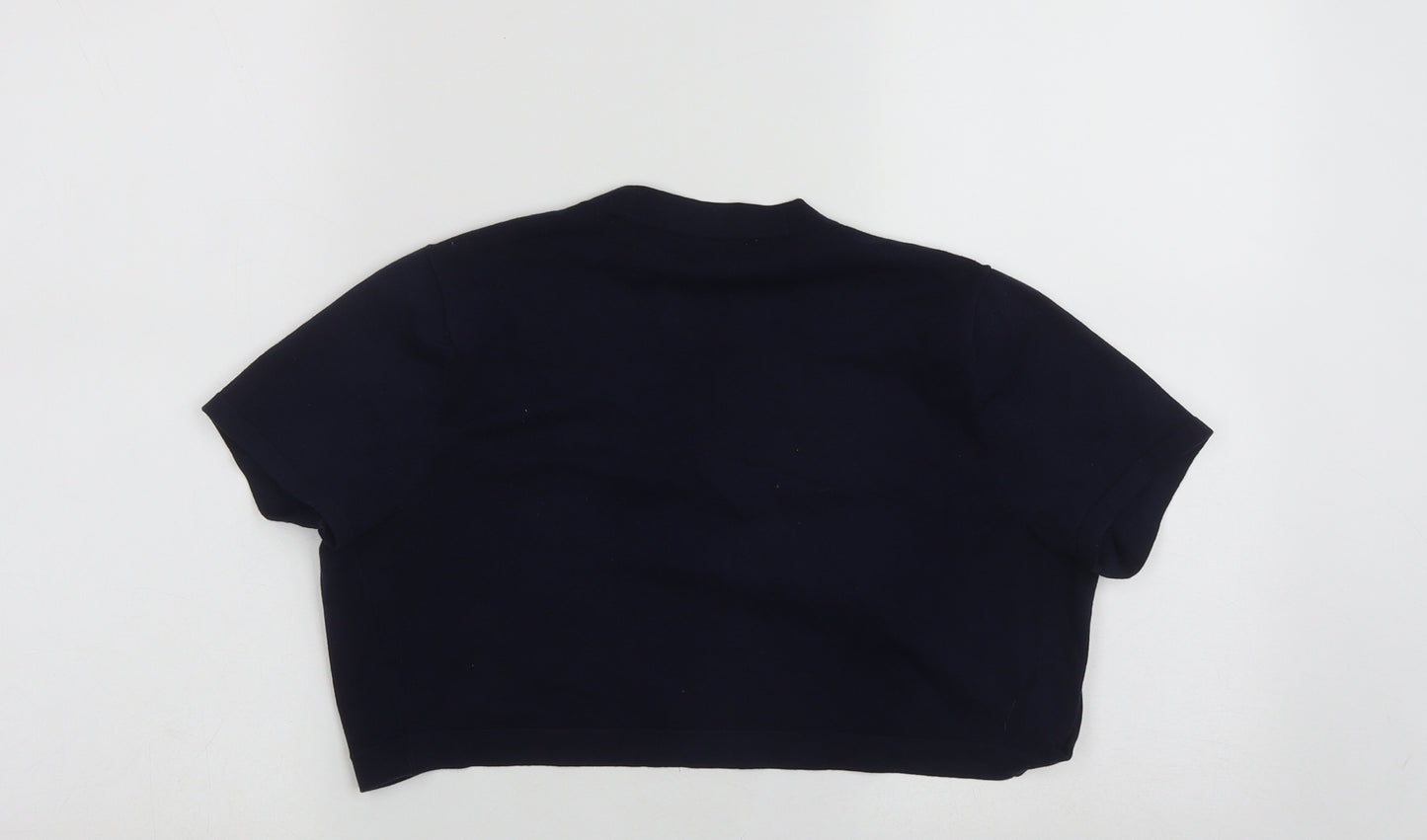 Monsoon Womens Blue Round Neck  Polyester Cardigan Jumper Size M