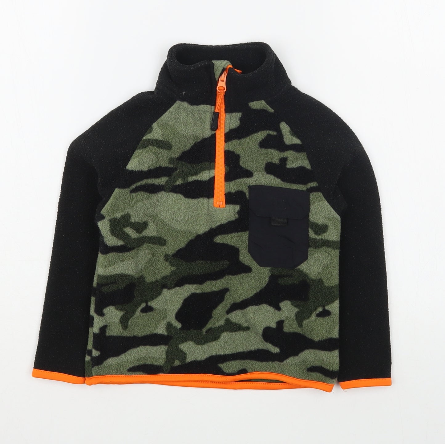 Primark Boys Green Camouflage  Jacket  Size 3-4 Years  Zip