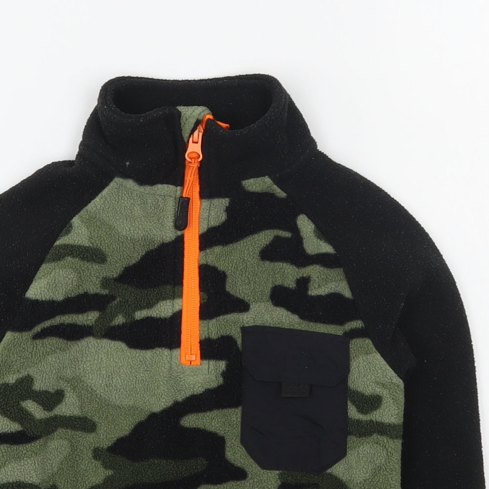Primark Boys Green Camouflage  Jacket  Size 3-4 Years  Zip