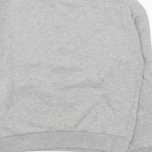 M&Co Girls Grey  Cotton Pullover Sweatshirt Size 14 Years  Pullover