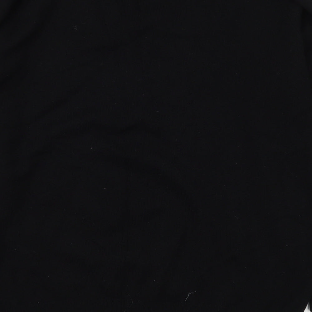 Lyle & Scott Mens Black V-Neck Argyle/Diamond Acrylic Pullover Jumper Size XL