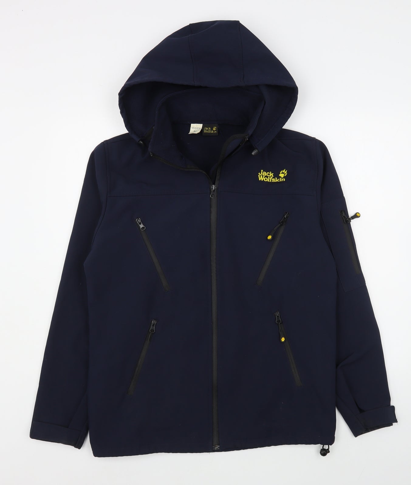 Jack Wolfskin Mens Blue   Rain Coat Coat Size M  Zip