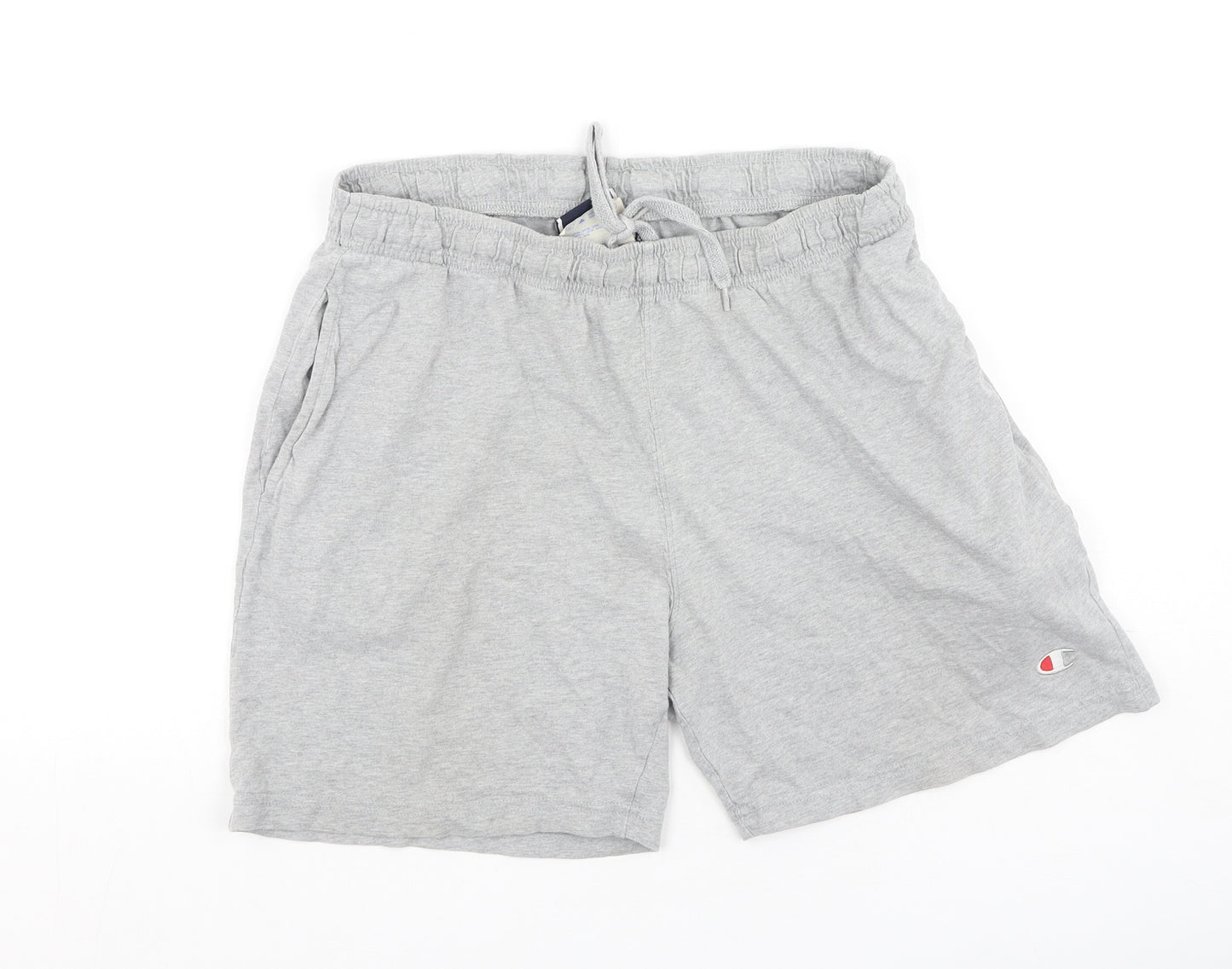 Champion Mens Grey  Cotton Sweat Shorts Size M L10 in Regular
