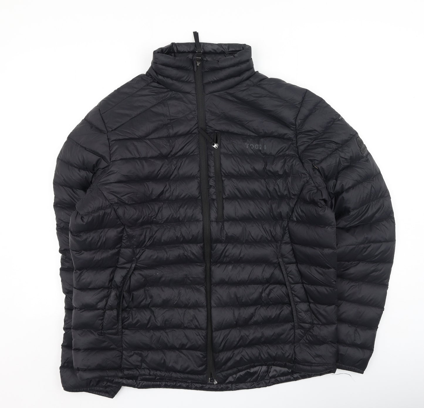 TOG24 Mens Black   Gilet Coatigan Size XL