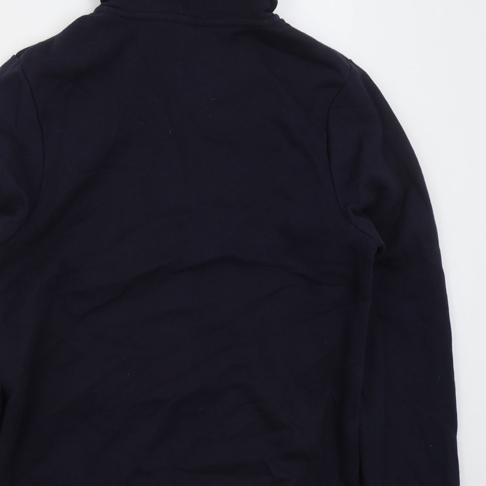 TU Boys Blue  Cotton Full Zip Hoodie Size 14 Years  Zip