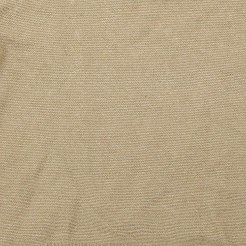 Primark Womens Beige Round Neck  Acrylic Pullover Jumper Size 12