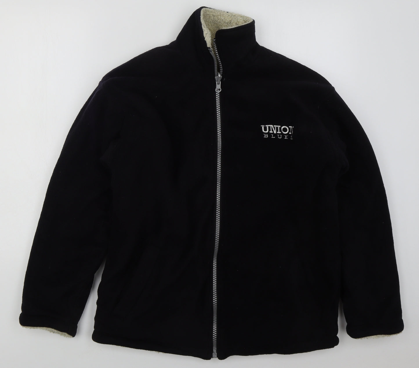 Union Blues Mens Black   Jacket  Size S  Zip