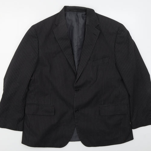 Marks and Spencer Mens Grey  Polyester Jacket Suit Jacket Size 44