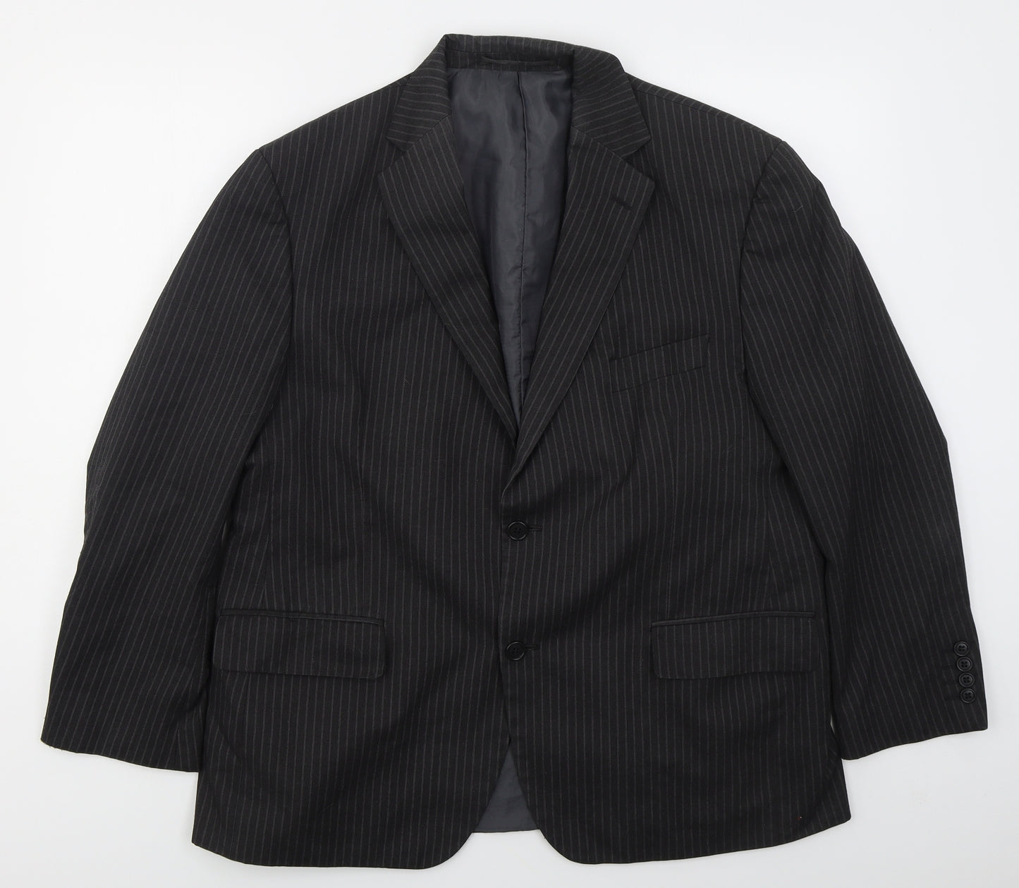 Marks and Spencer Mens Grey  Polyester Jacket Suit Jacket Size 44