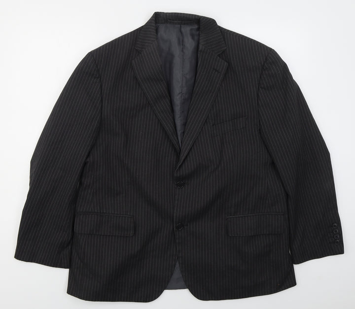 Marks and Spencer Mens Grey  Polyester Jacket Suit Jacket Size 44