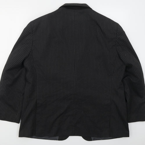 Marks and Spencer Mens Grey  Polyester Jacket Suit Jacket Size 44