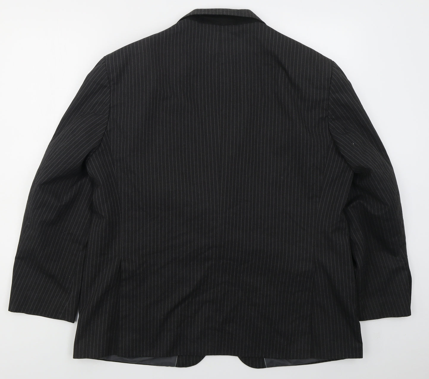 Marks and Spencer Mens Grey  Polyester Jacket Suit Jacket Size 44