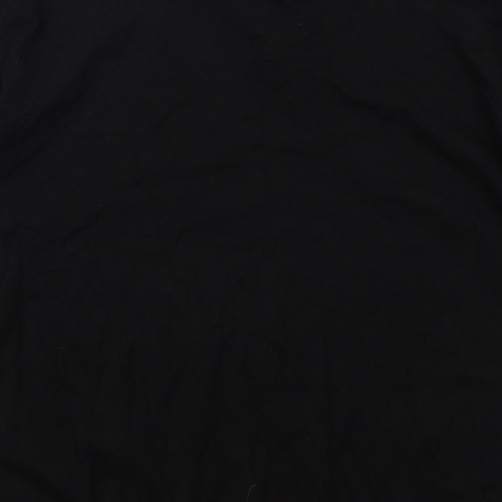 NEXT Mens Black  Cotton  Polo Size 3XL Collared Pullover